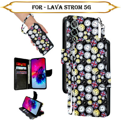 PARGO Flip Cover for Lava Strom 5G(Multicolor, Pack of: 1)