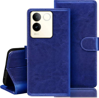 Roxel Flip Cover for Vivo T2 Pro 5G(Blue, Dual Protection, Pack of: 1)