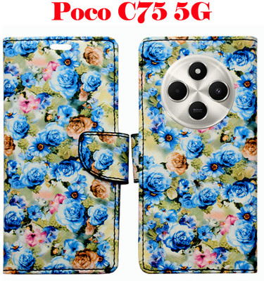 Shanno Enterprises Flip Cover for realme C75 5G(Blue, Pack of: 1)