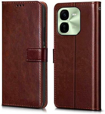 STARFUN Flip Cover for iQOO Z9x 5G(Brown, Dual Protection, Pack of: 1)