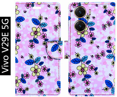 Toklot Flip Cover for Vivo V29E 5G(Pink, Pack of: 1)
