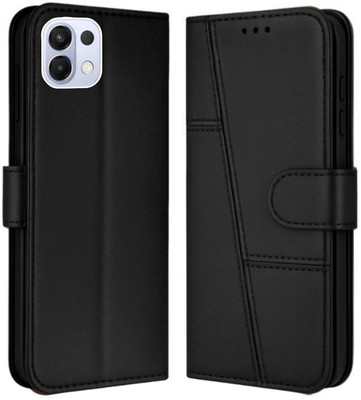 SST Flip Cover for OPPO K13 5G(Black, Camera Bump Protector, Pack of: 1)