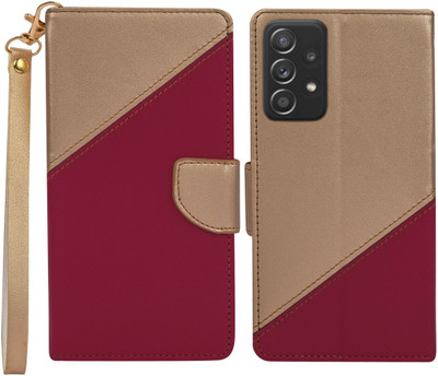 Flipkart SmartBuy Flip Cover for Samsung Galaxy A52s 5G(Pink, Dual Protection, Pack of: 1)