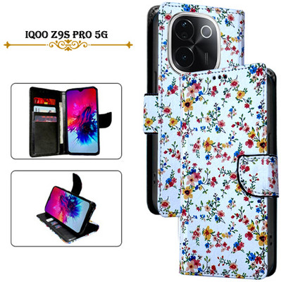 Cutemart Flip Cover for iQOO Z9s Pro 5G(White, Pack of: 1)