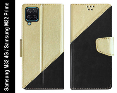SBMS Flip Cover for Samsung Galaxy M32 4G / Samsung M32 4G Prime Back Cover Case with Magnatic Closure(Black, Shock Proof, Pack of: 1)