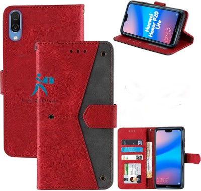 ExclusivePlus Flip Cover for Itel Vision 3 Turbo(Red, Dual Protection, Pack of: 1)