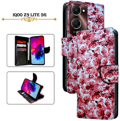 PARGO Flip Cover for IQOO Z9 Lite 5G(Red, Pack of: 1)