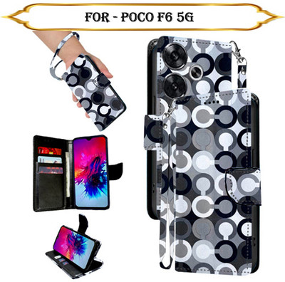 PARGO Flip Cover for Poco F6 5G(Multicolor, Pack of: 1)