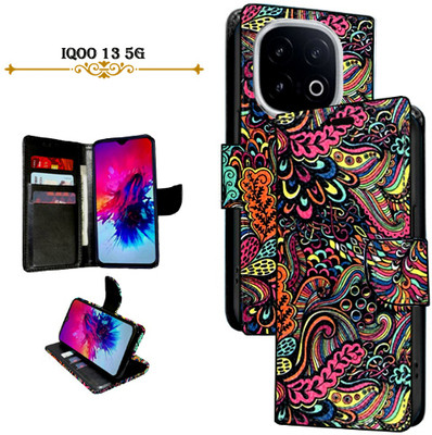 Vacko Flip Cover for iQOO 13 5G(Multicolor, Pack of: 1)