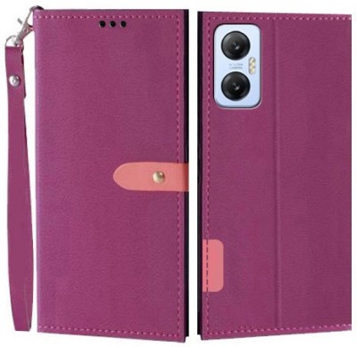 Turncoat Flip Cover for Infinix Hot 20 5G(Pink, Grip Case, Pack of: 1)