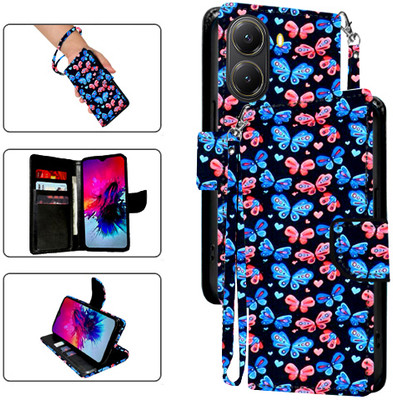 SALGO Flip Cover for POCO X7 Pro 5G(Black, Pack of: 1)