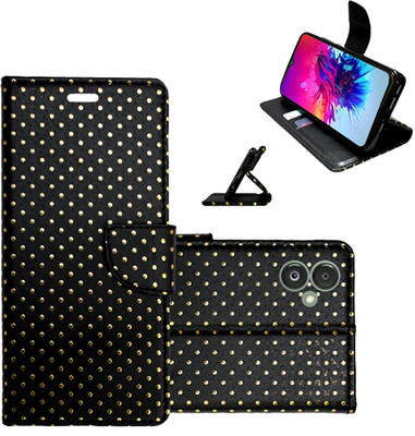 Toklot Flip Cover for Samsung Galaxy F14 5G(Black, Pack of: 1)