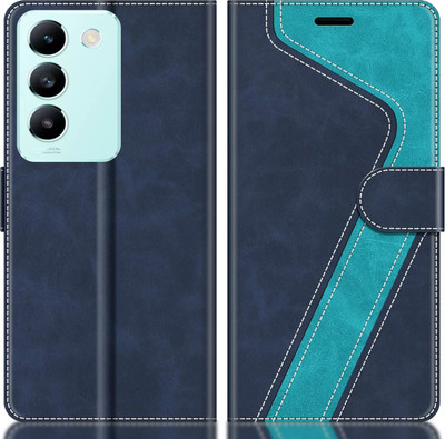 TWIGLO Flip Cover for VIVO T3 5G(Blue, Multicolor, Dual Protection, Pack of: 1)