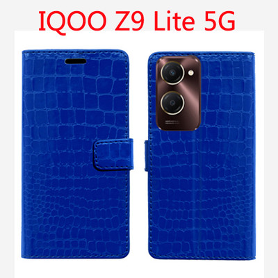 Toklot Flip Cover for IQOO Z9 Lite 5G(Blue, Pack of: 1)