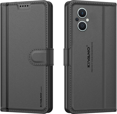 KIVANO LUXE Flip Cover for Oppo F21 Pro 5G / Oppo F21s Pro 5G(Black, Magnetic Case, Pack of: 1)