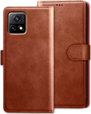 Rofix star Back Cover for VIVO Y31S(Brown, Dual Protection, Pack of: 1)