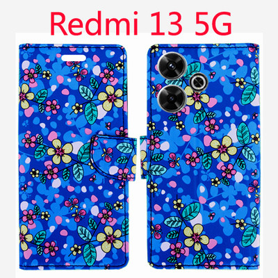 Toklot Flip Cover for Redmi 13 5G(Blue, Pack of: 1)