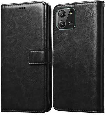 Casotec Flip Cover for Infinix Hot 11 (2022) 4G(Black, Pack of: 1)