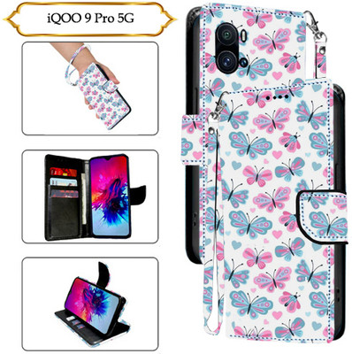 PARGO Flip Cover for iQOO 9 Pro 5G(White, Pack of: 1)