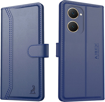 AIBEX Flip Cover for iQOO Z9 Lite / Vivo Y28S 5G / Vivo T3 Lite / Vivo Y18 / Vivo Y18e / Vivo Y18i / Vivo Y18t(Blue, Magnetic Case, Pack of: 1)