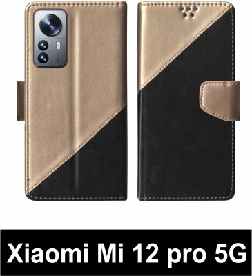 korumacase Flip Cover for Xiaomi Mi 12 pro 5G Multicolor(Black, Shock Proof, Pack of: 1)