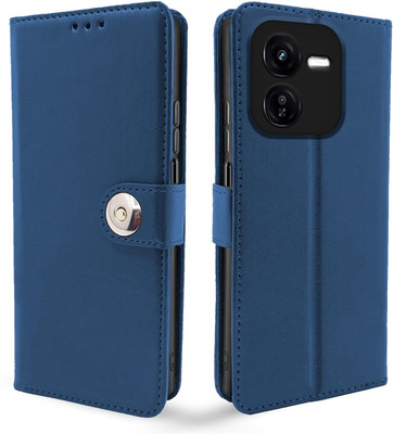 Pikkme Flip Cover for iQOO Z9x 5G(Blue, Cases with Holder, Pack of: 1)