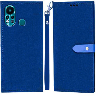 YAYAVAR Flip Cover for Infinix Hot 11S(Blue, Grip Case, Pack of: 1)