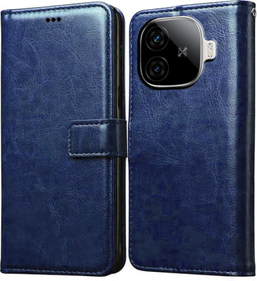 Casotec Flip Cover for iQOO Neo 10R 5G(Blue, Pack of: 1)