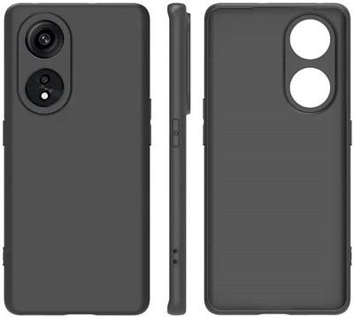 Phone Care Back Cover for OPPO A78 5G(Black, Grip Case, Pack of: 1)