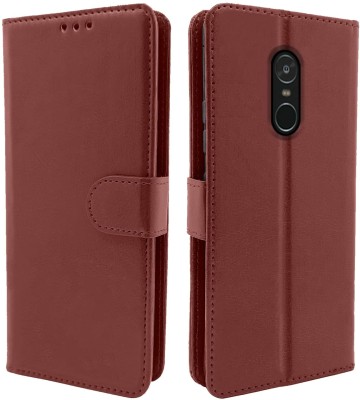 Casesily Flip Cover for Xiaomi Redmi Note 4 Leather Wallet Case(Brown, Cases with Holder, Pack of: 1)