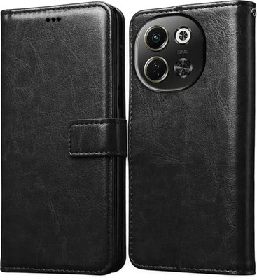 arrise Flip Cover for Tecno Spark 30(5g)/pova 6 Neo(Black, Dual Protection, Pack of: 1)