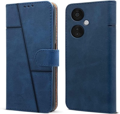 YoZoo Flip Cover for Mi Redmi 13C 4G, Poco C65 4G,Vegan PU Leather |Foldable Stand & Pocket |Magnetic(Blue, Dual Protection, Pack of: 1)