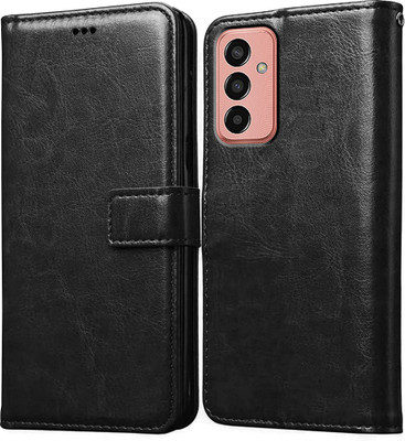 Casotec Flip Cover for Samsung Galaxy F13 4G(Black, Pack of: 1)