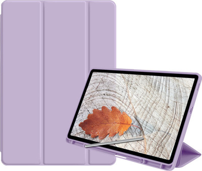 Lilpine Flip Cover for Samsung Galaxy Tab S6 Lite 10.4 inch(Purple)