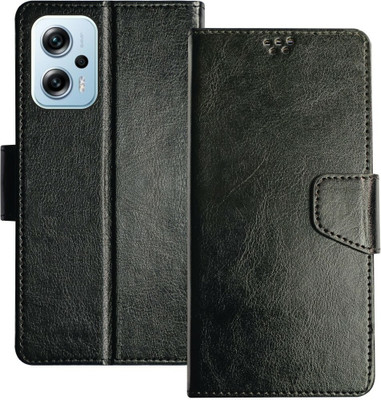 Juberous Flip Cover for Redmi K50i 5G(Black, Shock Proof, Pack of: 1)