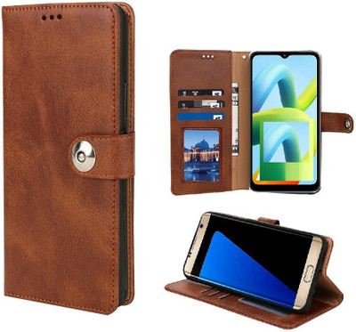 COVERBLACK Flip Cover for OnePlus CPH2381 / Nord CE2 Lite 5G(Brown, Dual Protection, Pack of: 1)