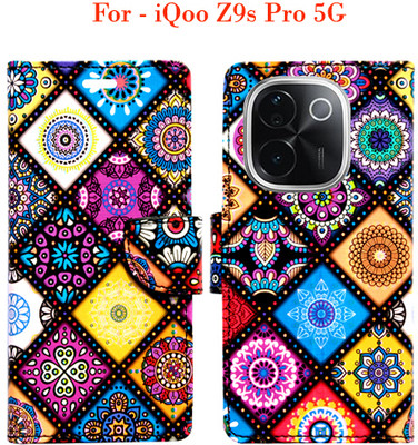 Toklot Flip Cover for iQoo Z9s Pro 5G(Purple)