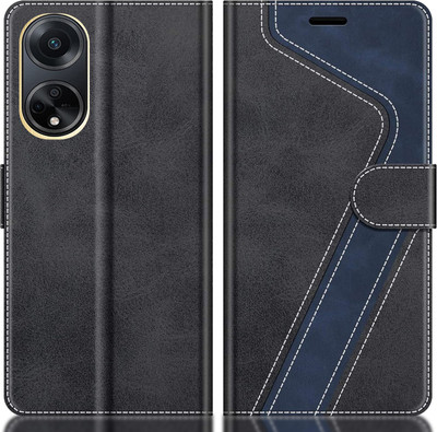 CYOR Flip Cover for OPPO F23 5G(Black, Multicolor, Dual Protection, Pack of: 1)