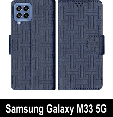 SBMS Flip Cover for Samsung Galaxy M33 5G(Blue, Shock Proof, Pack of: 1)