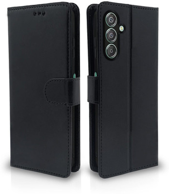 Slugabed Flip Cover for Samsung Galaxy F15 5G, Samsung Galaxy M15 5G(Black, Cases with Holder, Pack of: 1)
