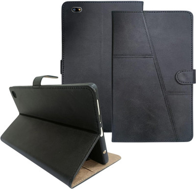 fonfox Flip Cover for ACER ONE 8T4(Black, Dual Protection, Pack of: 1)