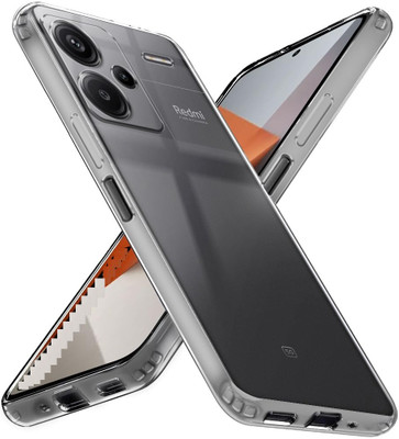 Phone Back Cover Flip Cover for REDMI Note 13 Pro+ 5G(Transparent, White, Grip Case, Pack of: 1)