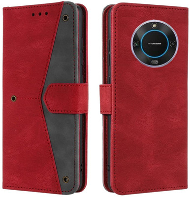 GoPerfect Flip Cover for Lava Blaze 2 5G(Red, Dual Protection, Pack of: 1)