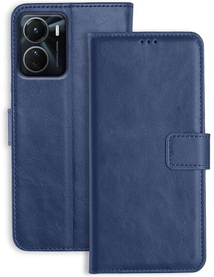 Chaseit Flip Cover for vivo Y56 5G(Blue, Dual Protection, Pack of: 1)