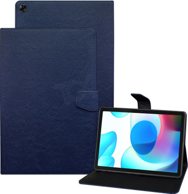 TGK Flip Cover for realme Pad 10.4 inch(Blue, Magnetic Case, Pack of: 1)