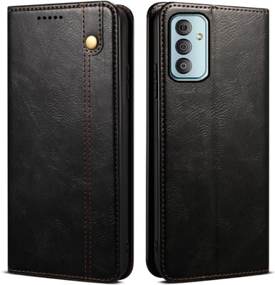 GoPerfect Flip Cover for Samsung Galaxy F54 5G |No.1 Top Trending Business Series | Wallet Back Cover(Black, Magnetic Case, Pack of: 1)