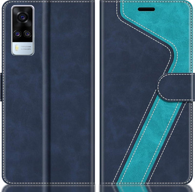 CYOR Flip Cover for VIVO Y51A(Blue, Multicolor, Dual Protection, Pack of: 1)