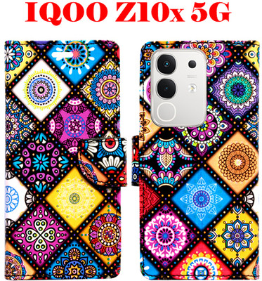 Toklot Flip Cover for IQOO Z10X 5G(Purple, Pack of: 1)