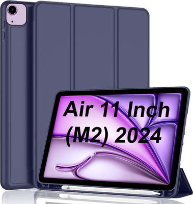 TGK Flip Cover for Apple iPad Air 11 inch M3 M2 2024 2025, iPad Air 4th Gen 10.9 inch, iPad Air 5th gen 10.9 inch(Blue, Dual Protection, Pack of: 1)