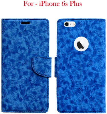 Toklot Flip Cover for Apple iPhone 6s Plus(Blue, Pack of: 1)